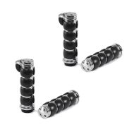 2x Handlebar Hand Grips 1" Inch Craftride CG4 Billet CNC fits for Kawasaki fits for Yamaha Suzuki fits for Honda chrome Set Discount