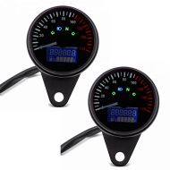 2x Motorrad Tachometer Craftride KTX Speedometer universal in schwarz Spar-Set_1