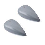 2x Benzin-Tank Teardrop 4,5 Gal für Harley-Davidson, Chopper, Custombikes Craftride Spar-Set_1