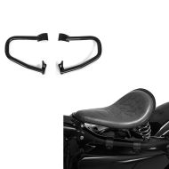 Set: Sturzbügel Indian Scout/ Sixty 15-21 Craftride schwarz + Solo Federsattel für Indian Scout Bobber Twenty BR3 Craftride_1