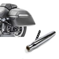 Set: Seitenkoffer Set Indian Scout / Bobber / Sixty Craftride K3 33Ltr in schwarz + Craftride Endschalldämpfer Indian Scout / Bobber / Sixty Cafe Racer Tapered chrom_1