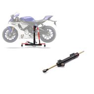 Set: Zentralständer Yamaha YZF-R1 15-21 Motorradheber ConStands Power-Evo + Lenkungsdämpfer für Yamaha YZF-R6 / YZF-R1 Stabilisator Zaddox LD2_1