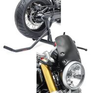 Set: Einarmständer BMW R NineT 14-21 Montageständer ConStands Single-Racing schwarz matt + Windschild für BMW R NineT 14-21 Windschutzscheibe Craftride CW9 schwarz_1