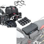 Set: Satteltaschen Set WP8 für Yamaha Tenere 700 19-21 mit Hecktasche und Kofferträger Bagtecs + Motorrad Luftkissen Yamaha Tenere 700 Tourtecs Air Deluxe S schwarz_1