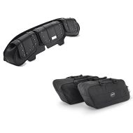 Set: Windschild Tasche RV für Harley Davidson Street Glide 06-13 Craftride + Koffer Innentaschen für Harley Street Glide 06-21 Craftride BG1 Paar_1