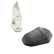 Set: Adapterplatte für ConStands Power Yamaha MT-07/ Tracer 13-21 + Soziussitz für Yamaha MT-07 18-20 Beifahrersitz schwarz_1