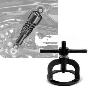 Set: Stossdämpfer 10,5" für Harley Sportster 883 Hugger Tieferlegung schwarz Craftride + Kupplungsfeder Kompressionswerkzeug für Harley Davidson Sportster 883 Hugger KF1 sw_1