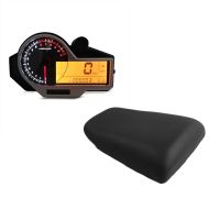 Set: Digital Tachometer für Suzuki SV 1000 / 650 / S Zaddox SM18 + Soziussitz für Suzuki SV 1000 / 650 / S 03-08 Beifahrersitz schwarz_1
