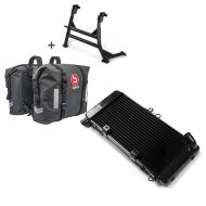 Set: Hauptständer Set für Honda Hornet 900 02-05 mit Satteltaschen S-AE1 + Wasserkühler für Honda Hornet 900 02-05 Radiator Kühler_1