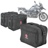 Set: Inner liner bags Vario Panniers compatible with BMW R 1200 GS / Adventure 04-12 for Bagtecs MV1 + Inner bag top box Vario compatible with BMW R 1200 GS / Adventure 04-12 Liner Bagtecs MV3