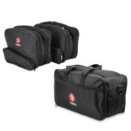 Set: Pannier Liner Inner bag compatible with BMW R 1200 RT / R 1250 RT 05-24 Bagtecs + Inner bag Bagtecs MT2 fits for original Topcase 49L BMW K 1600 GT/GTL / K 1200/1300 GT / R 1200/1250 RT