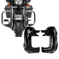 Set: Engine Guard fits for Harley Davidson Touring 09-23 Craftride TR2 chrome + Lower vented Leg Fairing fits for Harley Davidson Touring Modeelle 1983-2013 Craftride black