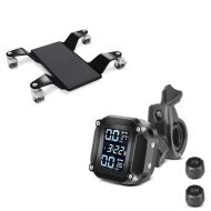 ,Set: Dolly Mover for Centre Stand ConStands Mover II,, max. 705 lbs,, black + Tyre pressure monitoring system RDKS with temperature gauge Tourtecs tyre pressure gauge digital,