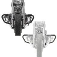 Set: Engine Guard Mustache compatible with BMW R 18 / Classic 20-24 Crash Bar 1.50 inch Craftride MV5 black + Engine Guard Mustache compatible with BMW R 18 / Classic 20-24 Crash Bar 1.26 inch Craftride MV3 black