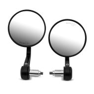 Motorbike Handlebar End Mirrors with E-marking Rear View Mirror Pair Zaddox SP8