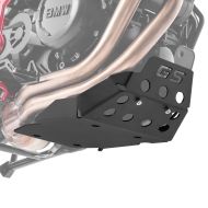 Motorschutz für BMW F 650 GS 08-12 Motoguard schwarz Aluminium Bugspoiler Unterbodenschutz_1