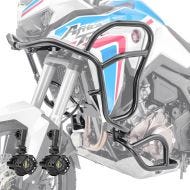 Set Sturzbügel oben unten XL + Scheinwerfer für Honda Africa Twin 1100 20-21 Motoguard schwarz_1