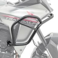 Upper Crash Bar Tank compatible with Honda Transalp XL 750 23-24 Engine Guard Motoguard HG14 Black