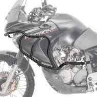 Upper Crash Bar Tank compatible with Honda Transalp XL 650 V 00-07 Engine Guard Motoguard HG12 Black