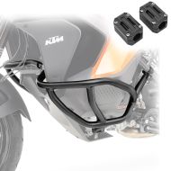 Set Crash Bars + Protector compatible with KTM 1290 Super Adventure S / R 21-24 Engine Guard L2 black