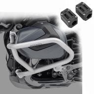 Set Crash Bars + Protector compatible with BMW R 1250 GS 19-23 Engine Guard L34 Motoguard silver