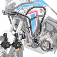 Set Crash Bars + Auxiliary lights fits for Honda Africa Twin CRF 1100 L 2024 Fog lights Motoguard SG68