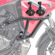 Set Crash bar + Auxiliary lights fit for Yamaha Tracer 7 / GT 21-24 fog lights Motoguard MK14 black