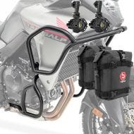 Set Crash Bars + Auxiliary lights LED fits for Honda Transalp XL 750 23-24 + bags Motoguard SK1