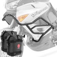 Set Crash bar + bags for Honda Varadero XL 1000 V 03-11 Motoguard MK29 black