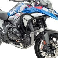 Engine Guard Set compatible with BMW R 1300 GS 23-24 upper and lower part crash bars black SG42 DPL4