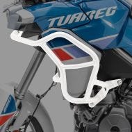Top Crash Bar compatible with Aprilia Tuareg 660 22-24 Fairing Guard Motoguard TR2 white