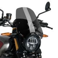 Windshield compatible with Indian FTR 1200 / S 19-24 Dark Smoke Puig NG Sport
