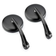 Rear View Mirror pair Grand Tracker compatible with Triumph Speed Twin Handlebar End Mirror Puig 9691N black