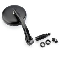 Motocycle Rear View Mirror Grand Tracker Universal Handlebar End Mirror 9691N black