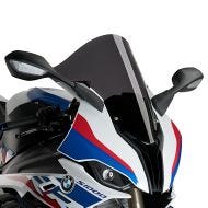 Racing Screen R compatible with BMW M 1000 RR 21-24 Dark Smoke Double Bubble Puig