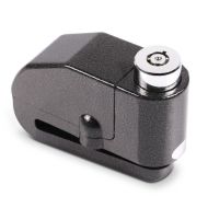 Bremsscheibenschloss Alarm 120dB BS-Motoparts Diebstahlschutz Motorrad schwarz_1