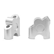 Lenkererhöhung für Suzuki Bandit 1250 / 1200 / S Tourtecs 30mm Aluminium silber_1