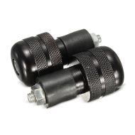 Handle bar end / motorcycle slider cap Tourtecs LE6 for universal handlebars blk
