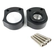 Handlebar riser 0.98 inch compatible with Kawasaki ZZR 1400 06-20 handlebars enhancement Tourtecs