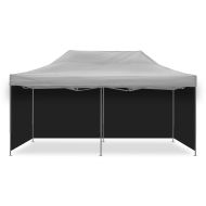 4 Pavillon black walls foldable Tourtecs for Racing tent 3x19.69 ft black