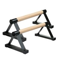 Indoor Calisthenics Wooden Grips Divit IC1 Gymnastics Parallettes black