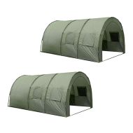 Set 2 x Tunnel tent 5-6 people Vanit family tent ME54 army green NEW