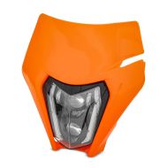 LED Headlight ECE + mask compatible with KTM 600 / 620 / 640 LC4 XDURE SW2-ORG