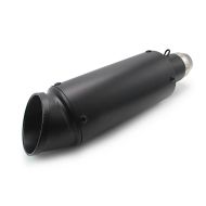 Motorcycle exhaust muffler Zaddox Pace Stainless Steel Black