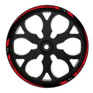 Wheel Stripes Racing Style compatible with Ducati Streetfighter V4 / V2 17 Inch wheels rim edge sticker Zaddox red