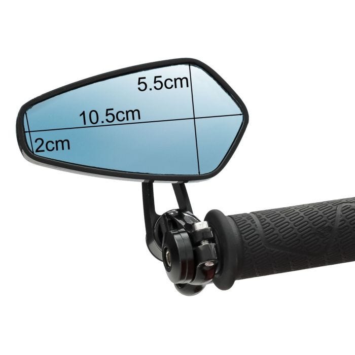 Bar end mirrors compatible with Ducati Streetfighter S 848 rear view mirror Craftride LS6 blue DPLT Upgrade Your Ride now