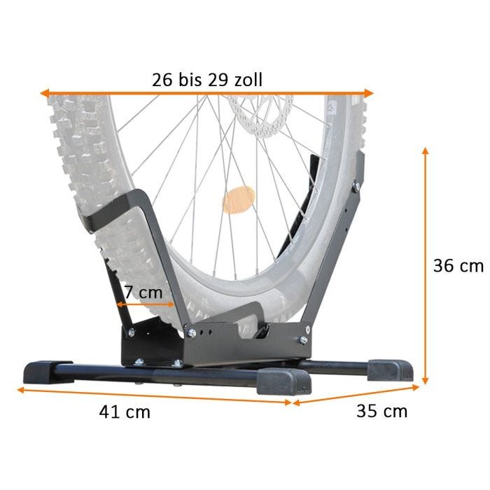 Set 5x Bike stand Cranit TS1 bike rack 26 to 29 tyres black Upgrade Your Ride now