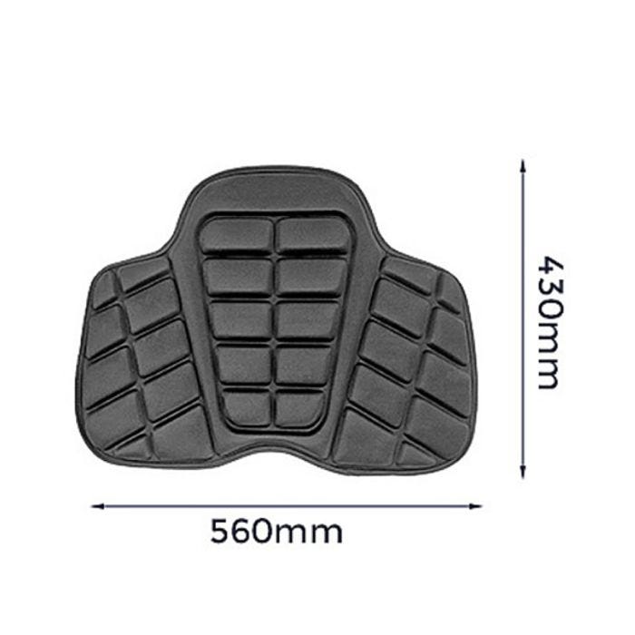 Gel Seat Pad compatible with Yamaha FZ1 Fazer Comfort Seat GK1 Tourtecs black