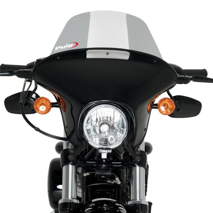 Handlebar fairing Batwing with windshield fits for Harley