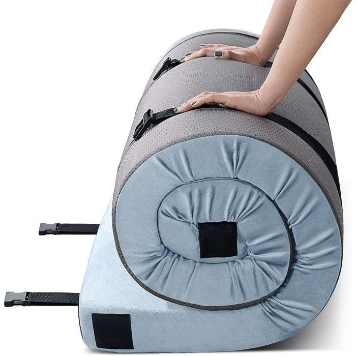 Memory foam camp bed clearance
